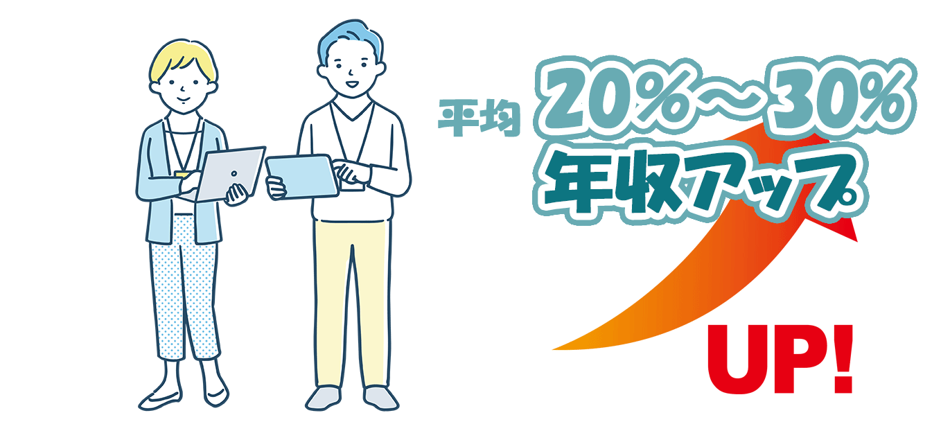 年収アップイメージ
